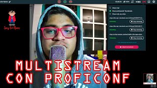 Hacer multistream con Proficonf + MIRO BOARD