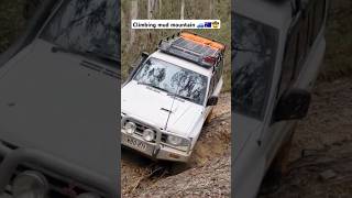 We drive the mountain road in the mud 🚙😬🇦🇺