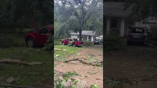 #tallahassee #tornado damage in Indianhead neighborhood #weather