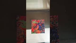 painting on canvas using dryer #youtubeshorts #art #craftstudio