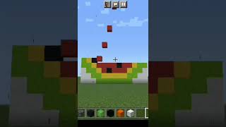 Minecraft satisfying falling art #minecraftshorts