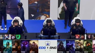 RNG takes Game 1 | RNG vs EDG Game 1 Highlights Eng  Quarterfinals Day 2  Worlds 2021