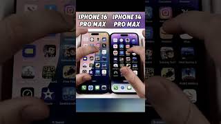 iPhone 16 pro max vs iPhone 14 Pro Max #shorts #عمرموبائلزجہلم