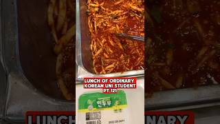 Lunch of Ordinary Korean University Student pt.121 #food #foodie #mukbang #lunch #shorts