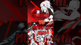 Who is Strongest 💪|| Yoriichi vs Muzan 4th Drug || #anime #kimetsunoyaiba #shorts