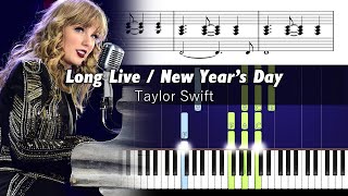 Taylor Swift - Long Live / New Year’s Day (Rep Tour) - Accurate Piano Tutorial with Sheet Music