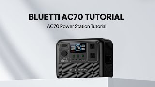 BLUETTI AC70 | Unboxing & First use