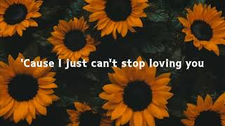 Michael Jackson - I Just Can't Stop Loving You (lyrics)