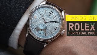 New Rolex Perpetual 1908 Hands On