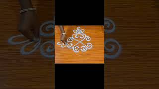 Simple🌺Side Design for Beginners#shorts #ytshorts #trending #youtubeshorts #rangoli #dailyrangoli