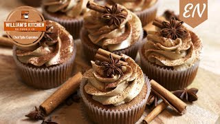 Chai Latte Cupcakes Recipe || William's Kitchen