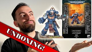 Space Marines Lieutenant: Unboxing and Assembling!