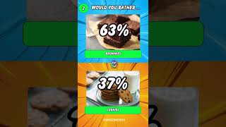 Would You Rather...? Snacks & Junk Food Edition Pt.3 #shorts #wouldyourather