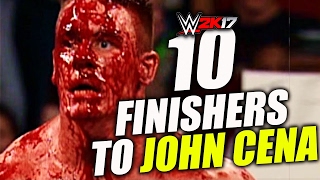 10 Finishers to JOHN CENA