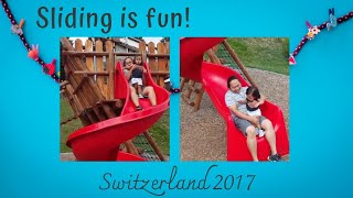 Sliding is fun!