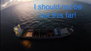 NOT RECOMMENDED! Drone flight 2 miles out to sea and back!