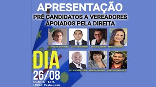 GRUPO POLITICA RECIFE - PRÉ CANDIDATOS A VEREADORES APOIADOS PELA DIREITA