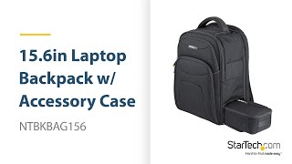 15.6" Tech Backpack with Removable Accessory Organizer Case - NTBKBAG156 | StarTech.com