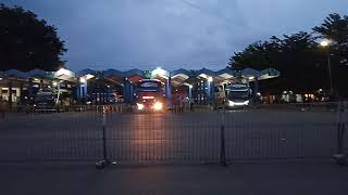 Bus Sumber Jaya berangkat dari Terminal Banjar ( maaf trayek nya gak keliatan)