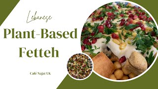 Lebanese Plant-Based Fetteh - east & quick recipe for the family or party