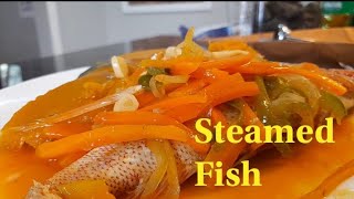 Quick Pot - Steamed Fish with Boiled Pumpkin|| Jamaican Food #steamed #fish #jamaica