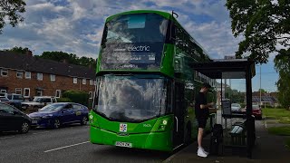 **BRAND NEW** Ride on First Leicester Wright StreetDeck Electroliner 36624 (BN24 ZWL) Route 14