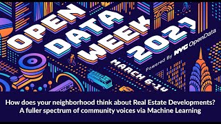 How does your neighborhood think about Real Estate Developments?  Community voices via ML