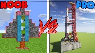 Minecraft - NOOB vs. PRO: ROCKET SHIP in Minecraft!