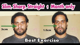 Best Exercise to make NOSE SLIM | Slim down your fat nose | Helpful video