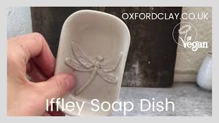 Iffley Soap Dish Video - handmade ceramics soap dish made by Oxford Clay Handmade Ceramics