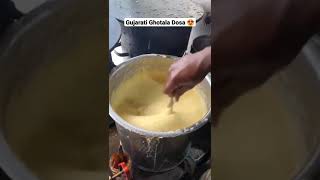 Gujarati Ghotala Masala Dosa in Surat | Street Ghotala Dosa #shorts #dosa #ghotaladosa #food #short