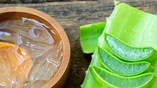 Easy way to make aloe vera gel at home |for remove pigmentation glowing skin |lighten skin color #yt