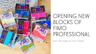 Opening New blocks of Fimo Professional - Not what you think!