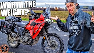 How Much Does an ADV Ready Gen3 KLR 650 Really Weigh? + Full Mod List!