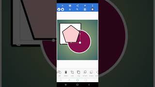 Class 12 | Graphic Designing On Mobile | How to Bring Shapes to Front in Pixellab | F Guide