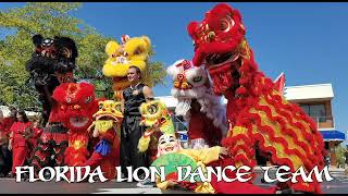 Florida Lion Dance 2021 Lunar New Year Lion Dance Pole Highlights