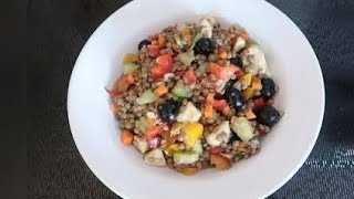 Ensalada De Lentejas Saludable | Chef Naye