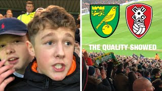 THE QUALITY SHOWED *VLOG* Norwich vs Rotherham