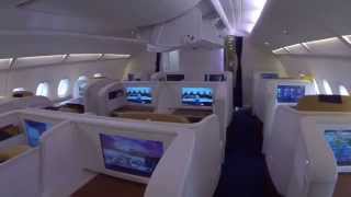 Thai Airways A380 Paris to Bangkok - Royal First Class