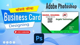 How to Make Business Card in Photoshop | Business Card Design in Photoshop | Business Card Design