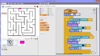 Creating a simple Maze in Scratch