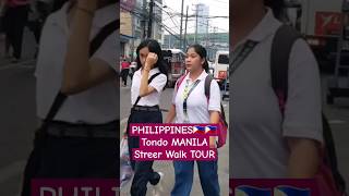 PHILIPPINES🇵🇭🇵🇭 Tondo MANILA Street Walk TOUR #streetwalking #walkingtour #streetwalk #walkaround