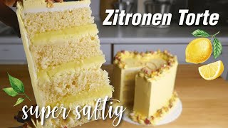 💛Zitronentorte Rezept schnell und einfach