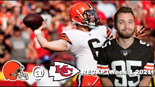 BROWNS VS CHIEFS RECAP (Week 1 2021)