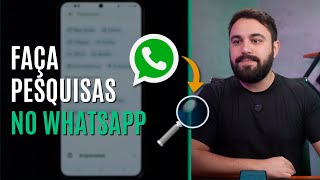 COMO ENCONTRAR CONVERSAS NO WHATSAPP PELA BARRA DE PESQUISA