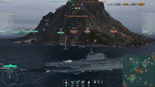 World of Warships: Yorktown, Great Match Where Both Teams Tried 1080p60fps