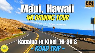 Maui Hawaii Scenic Road Trip Drive: Kapalua to Kihei 2023 [4K] HI-30 S Explore Maui's West Coast