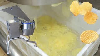 Potato Chips CC Slicing Machine snack Food factory