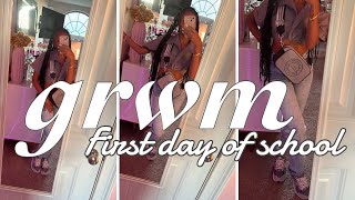 GRWM FOR THE FIRST DAY BACK TO SCHOOL | Theerealniya