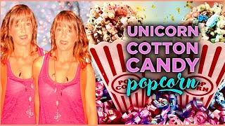 UNICORN COTTON CANDY POPCORN| super fun simple recipe , filled with magic & laughter